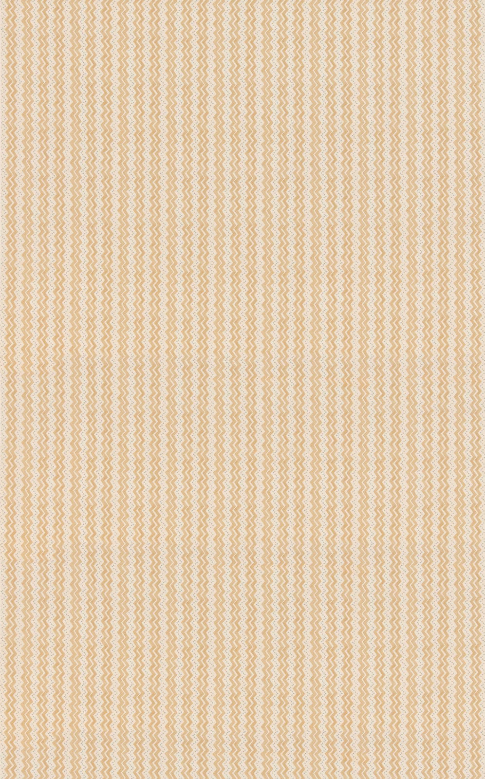 Warm sand and cream vertical zigzags in a fine cotton fabric