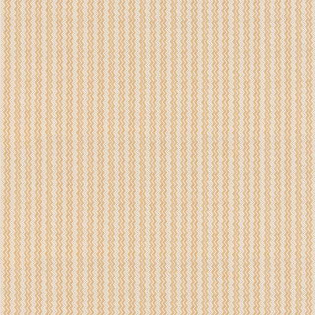 Warm sand and cream vertical zigzags in a fine cotton fabric