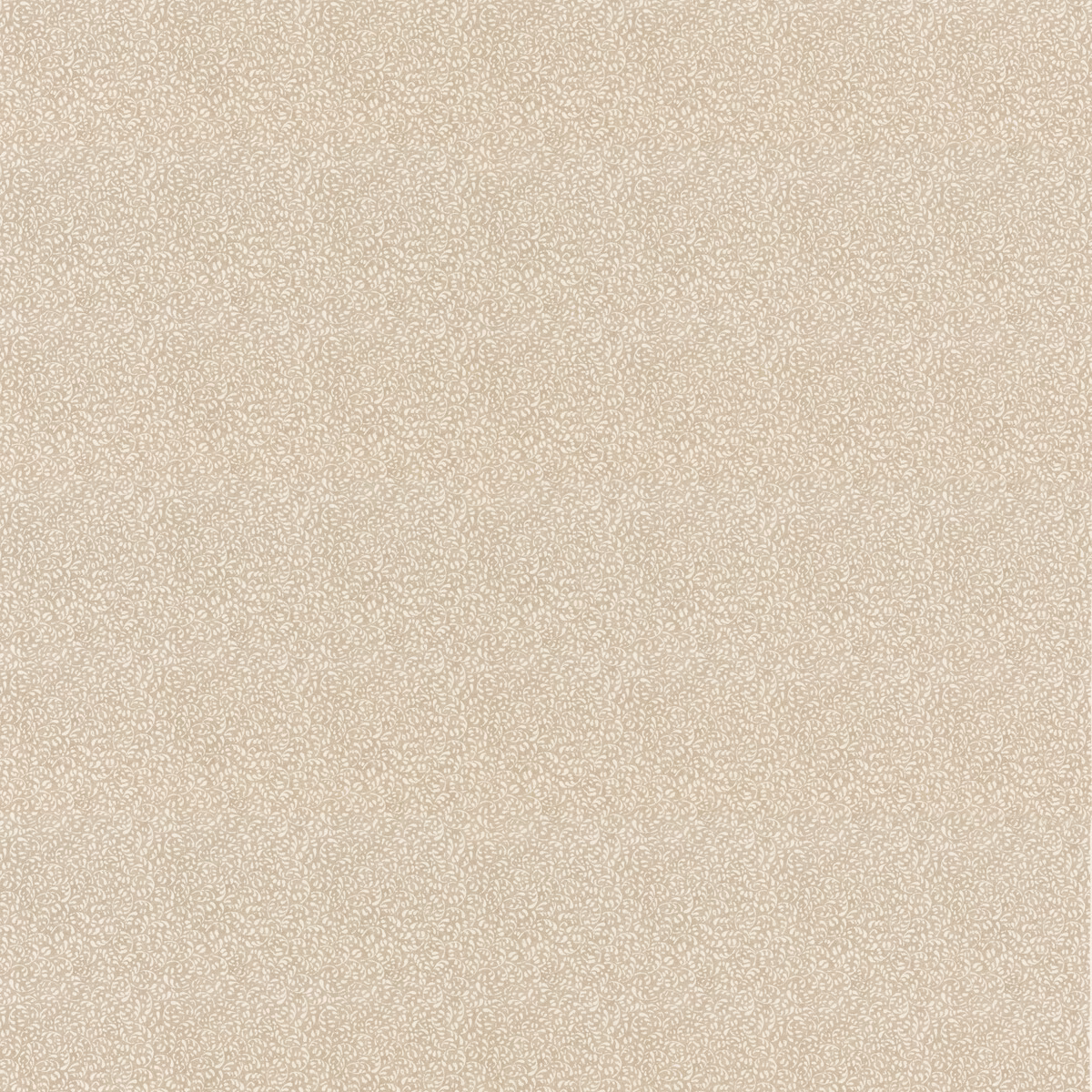 Pale linen-beige cotton with tiny low-contrast botanical motifs and fine texture