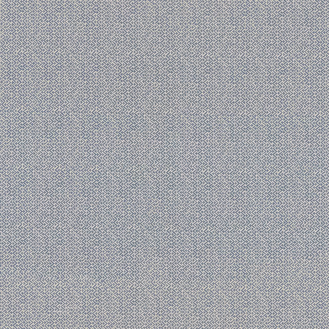 Cool indigo and pale grey micro-chevron cotton with a fine, even texture
