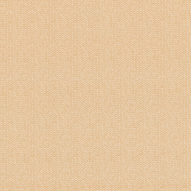 Warm ochre cotton with a tiny cream zigzag geometric print