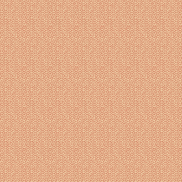 Soft terracotta red wallpaper with dense cream geometric zigzag pattern