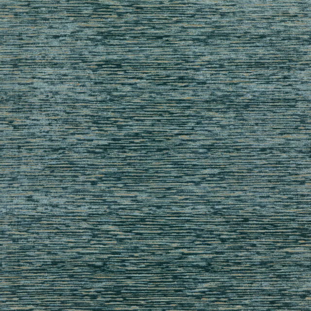 Muted aqua teal velvet with fine horizontal blue-grey and dark teal striations