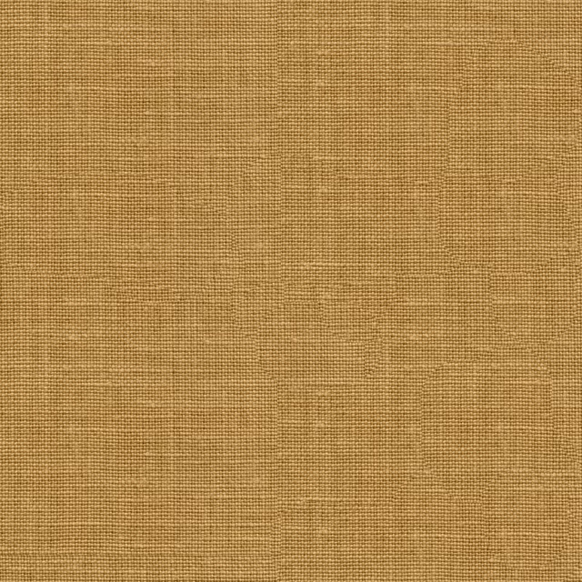 Warm sandy beige linen showing a fine irregular plain weave and subtle slub texture