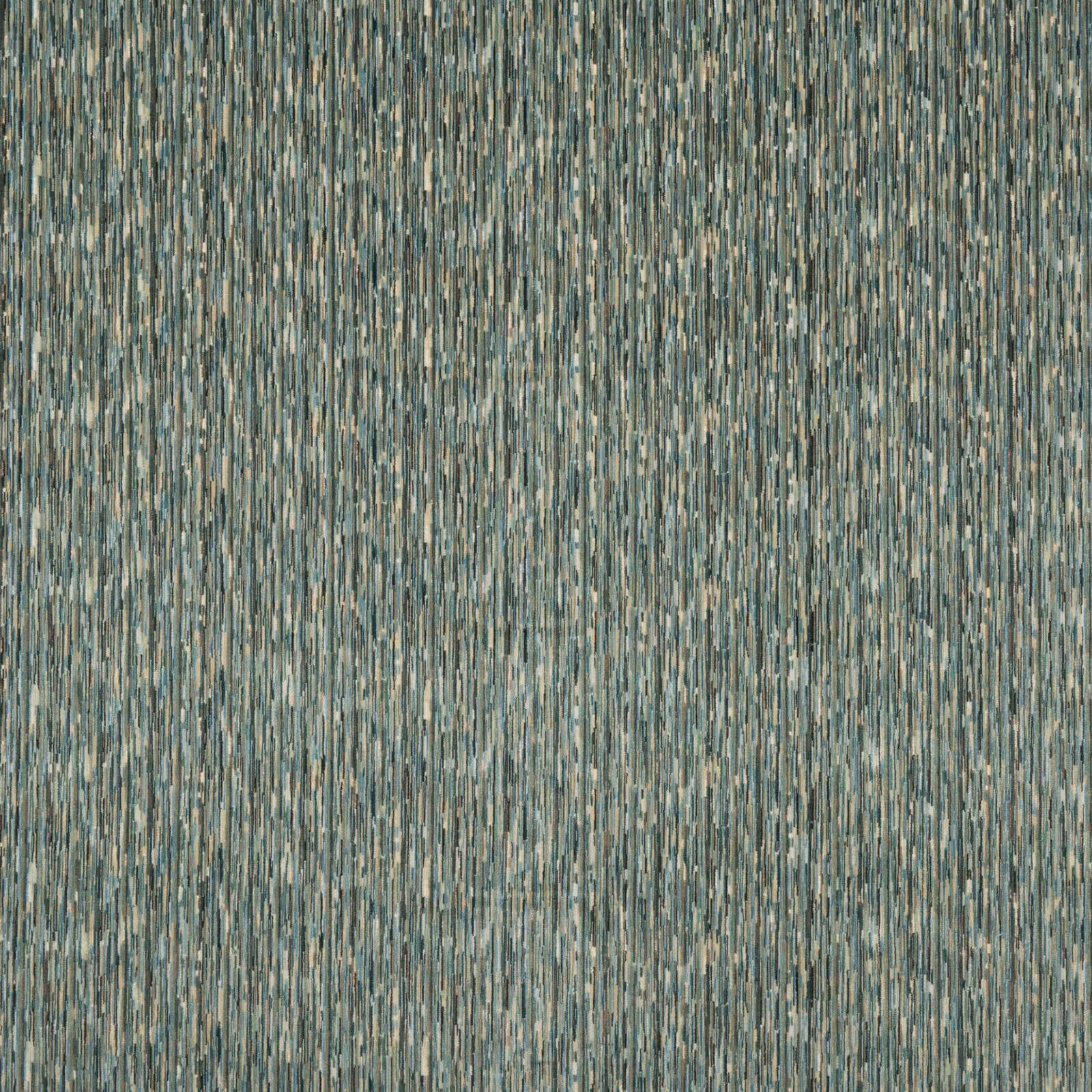 Muted sea-foam velvet with blue-green, grey and warm beige vertical streaks