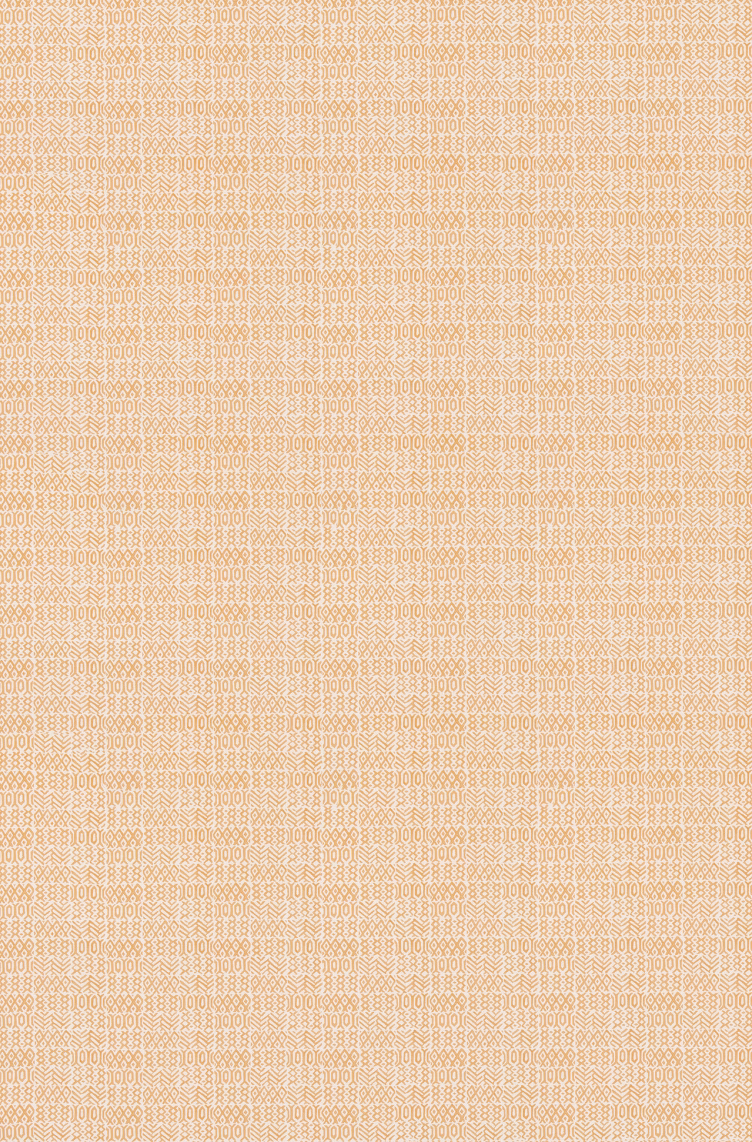 Muted ochre cotton with a fine ivory geometric weave and subtle textured surface