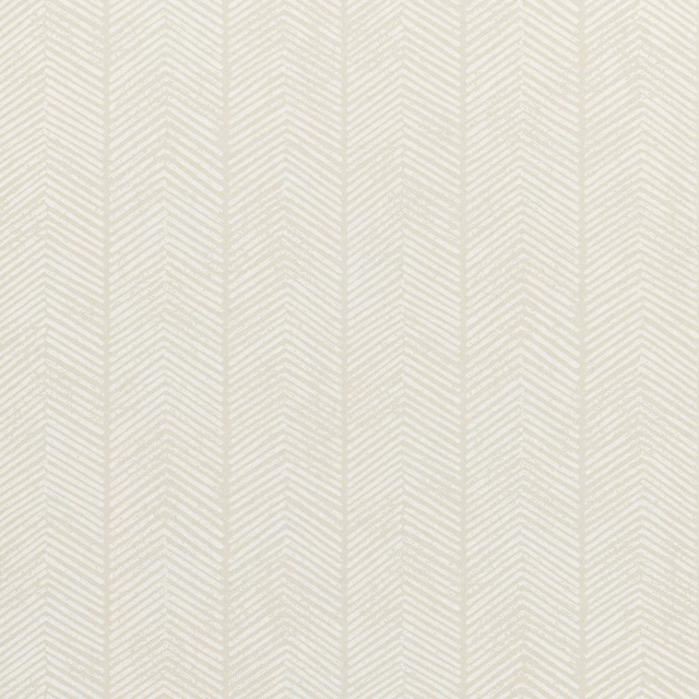 Pale stone wallpaper with narrow vertical columns of fine ivory herringbone texture