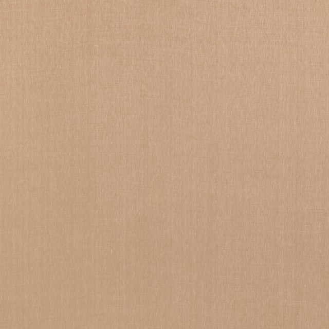 Warm flax-beige linen with a fine vertical slub and softly textured plain weave