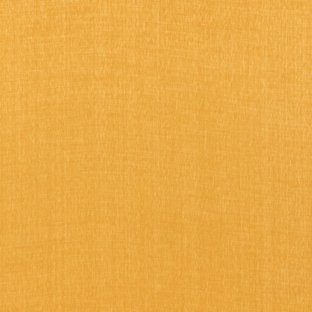 Warm ochre linen with a fine, irregular slub weave catching the light