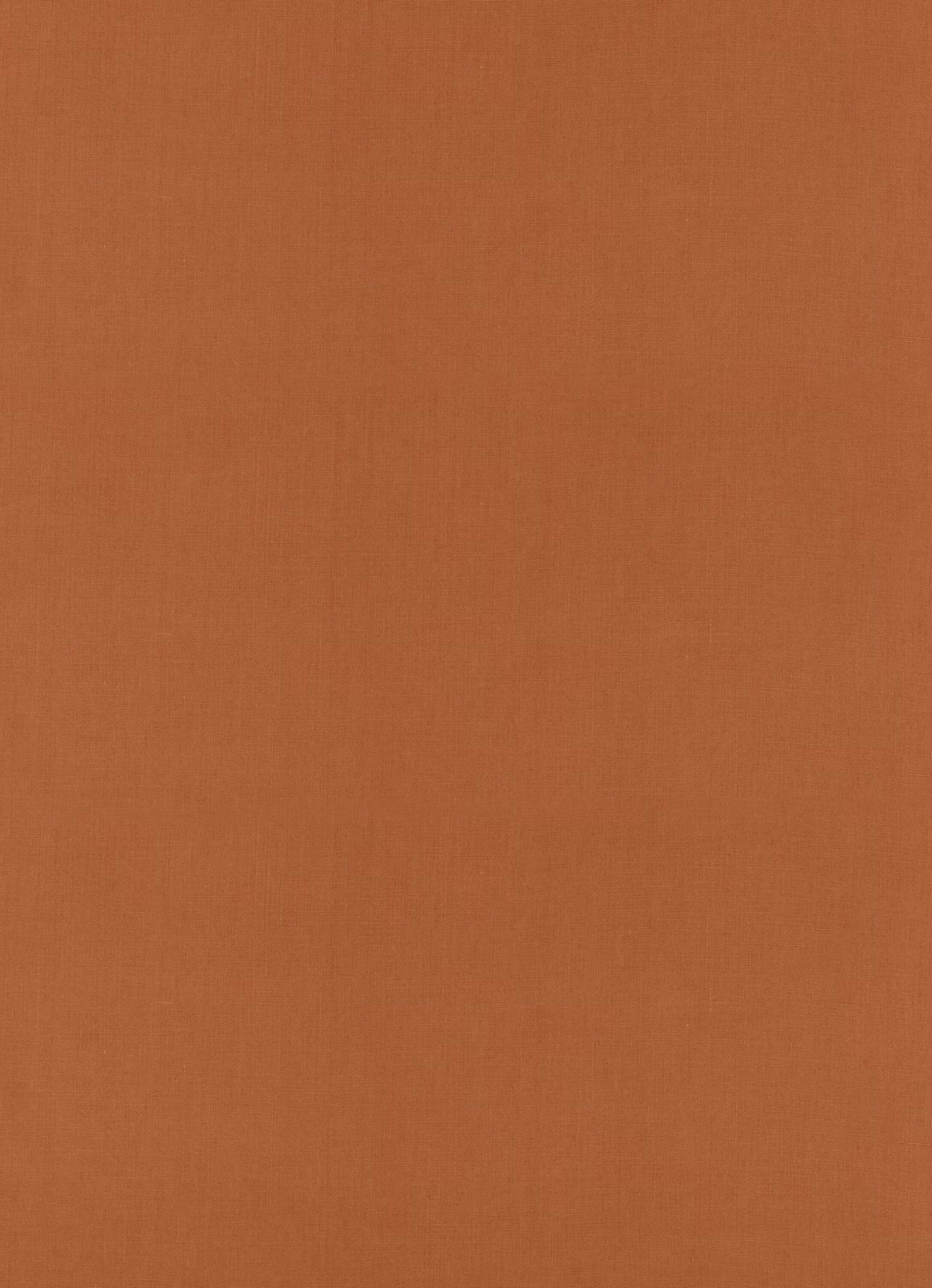 Warm brick terracotta linen with a subtle plain woven texture