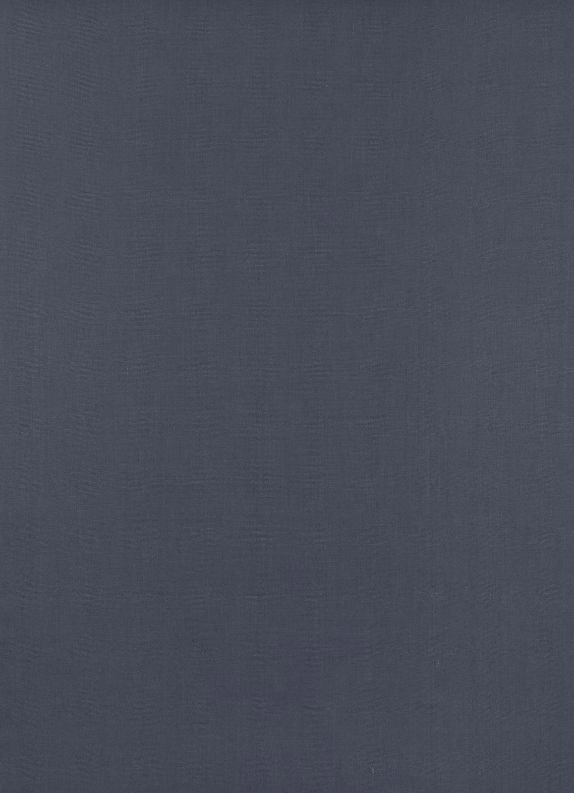 Close-up of deep denim-blue linen with a subtle slubbed plain weave
