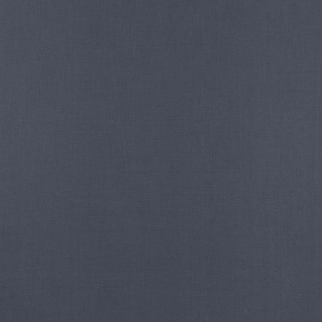 Close-up of deep denim-blue linen with a subtle slubbed plain weave