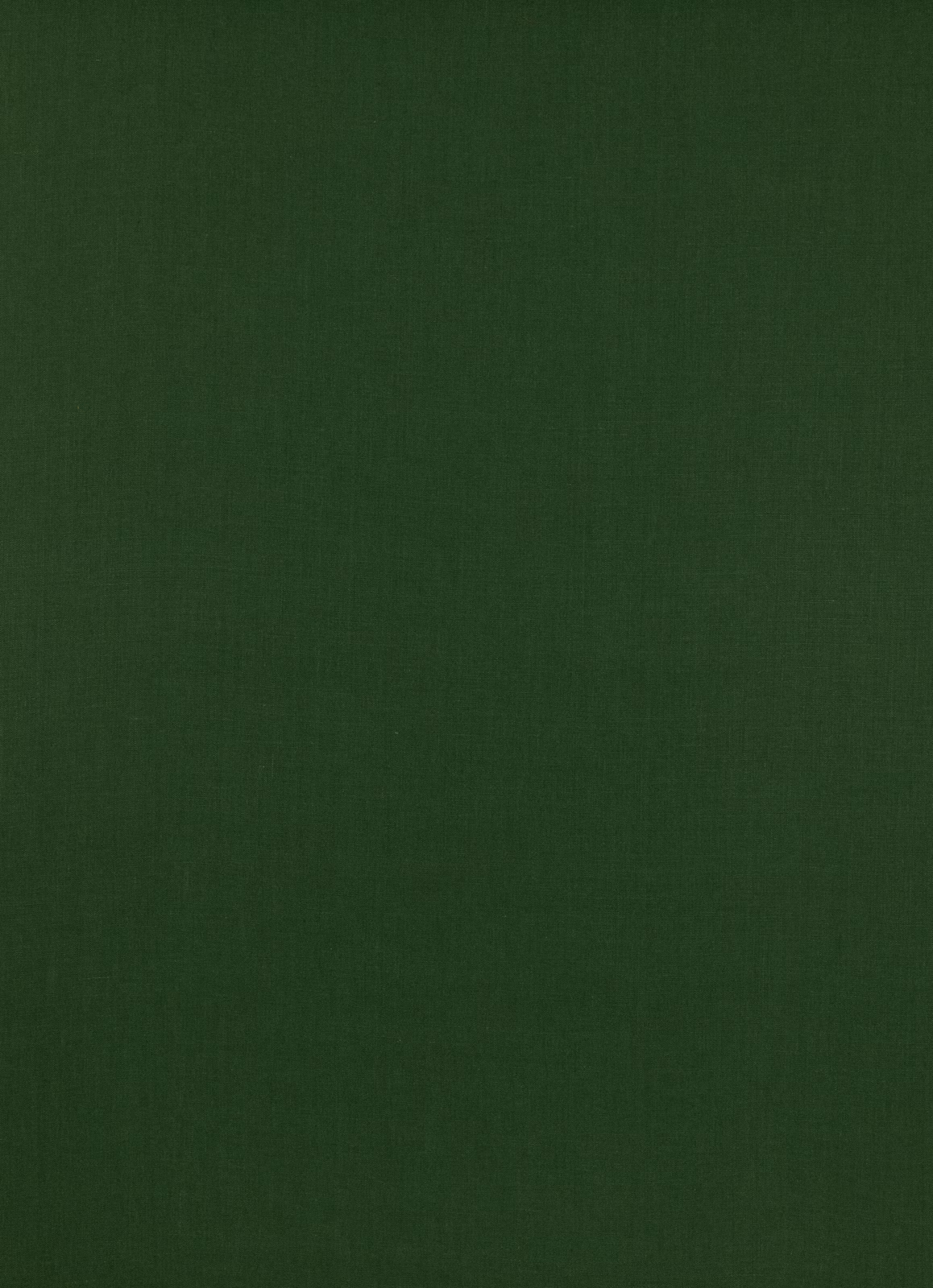 Deep forest green linen with a subtle, even woven surface