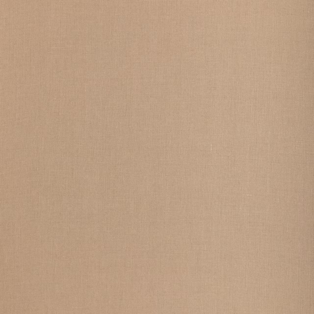Warm oatmeal linen with subtle slub texture and a quiet plain weave