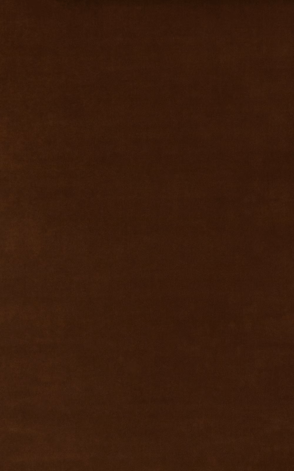 Deep cocoa brown velvet swatch with a soft, subtly shaded nap