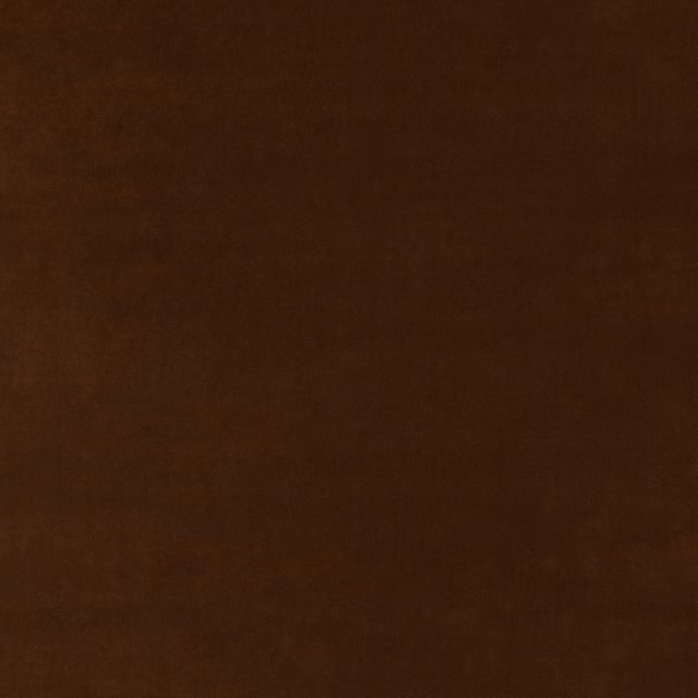 Deep cocoa brown velvet swatch with a soft, subtly shaded nap