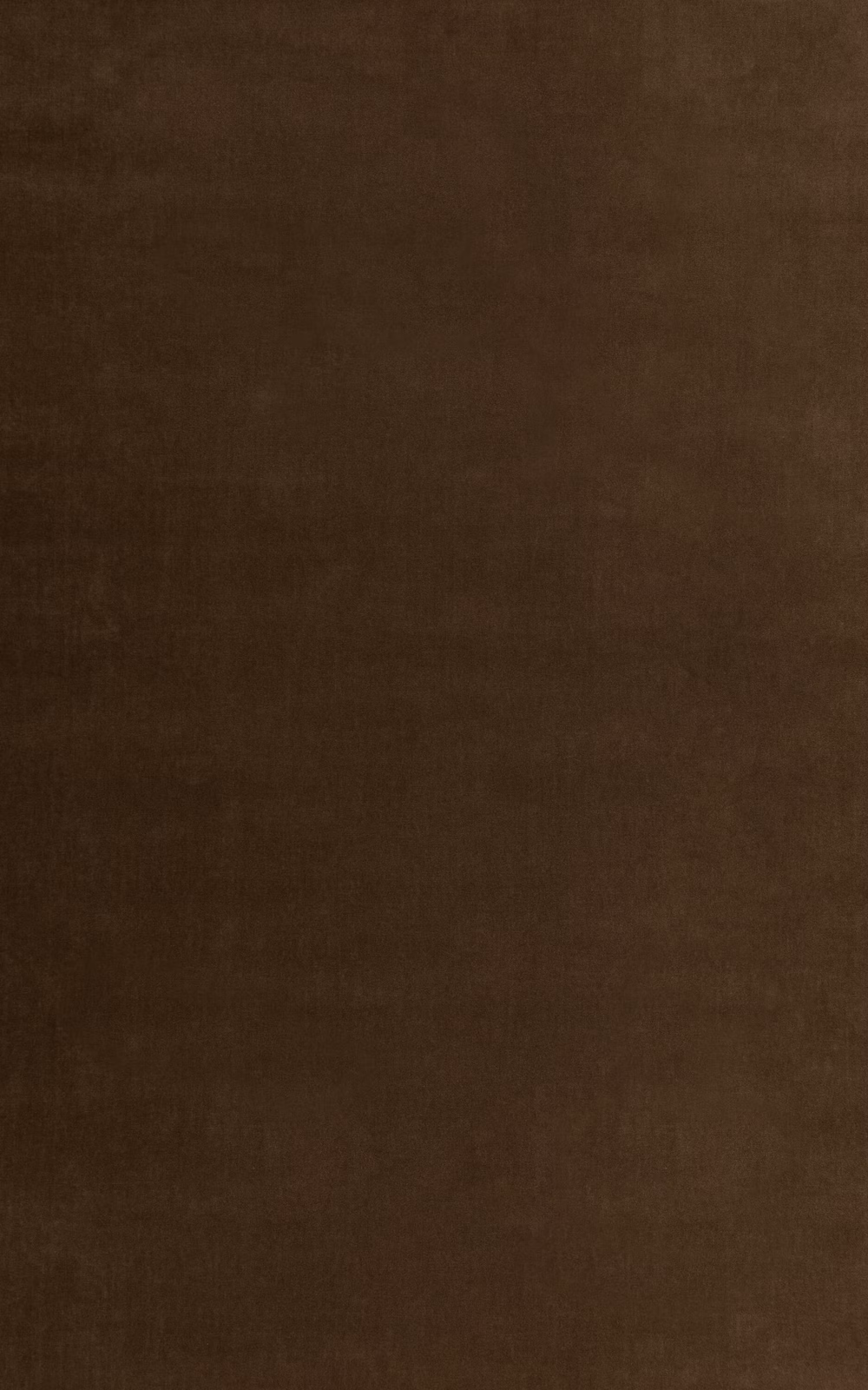 Deep espresso-brown velvet swatch with subtle nap variation and soft sheen