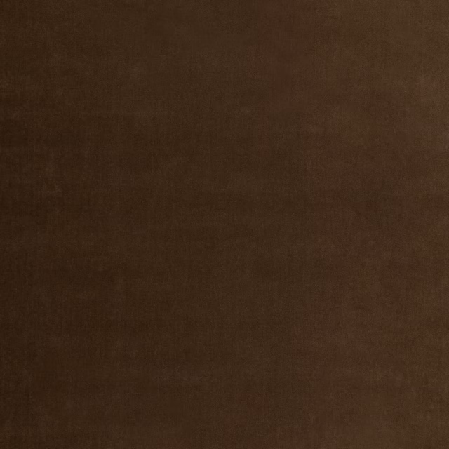 Deep espresso-brown velvet swatch with subtle nap variation and soft sheen