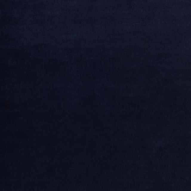 Deep ink navy velvet with a subtly shifting, low-light pile