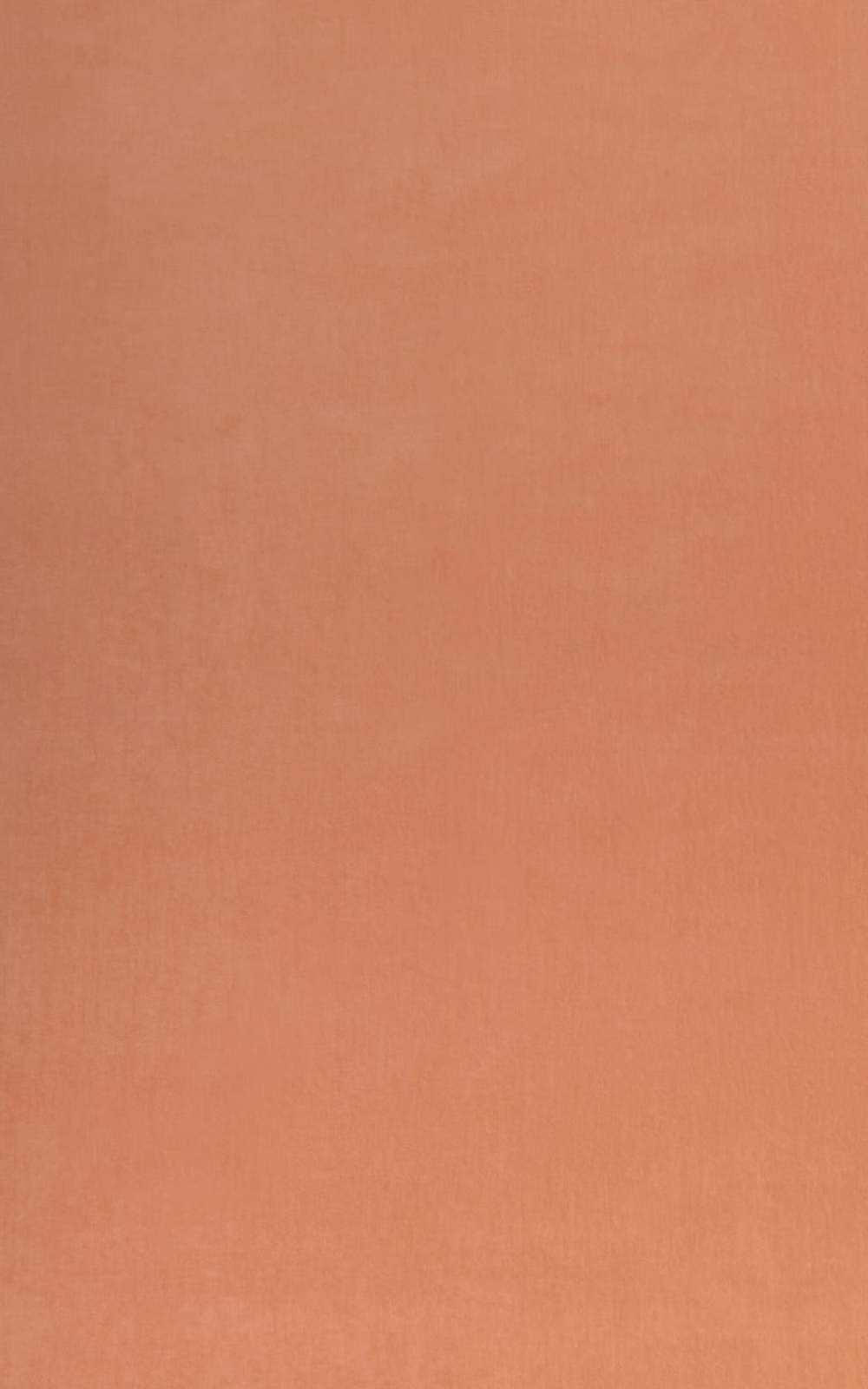 Dusty plaster-terracotta velvet showing a soft, subtly brushed plain surface