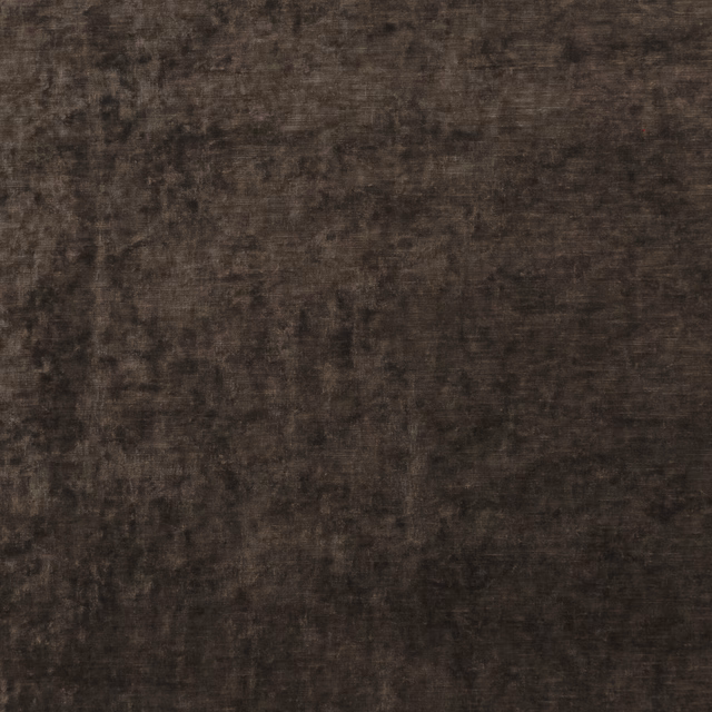 Close-up of dark mole brown velvet with charcoal mottling and a plush sheen