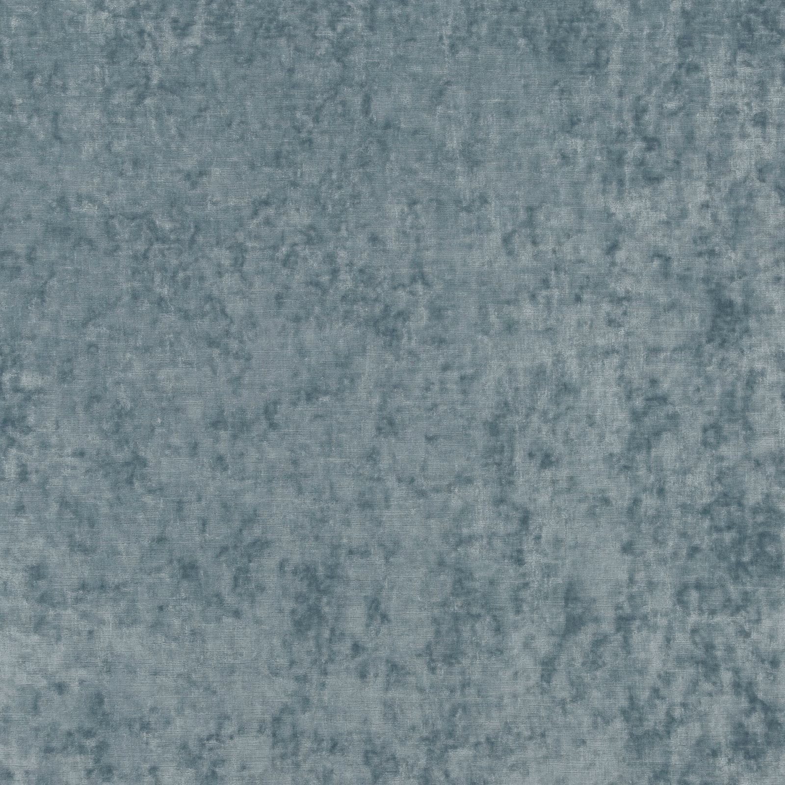Mottled slate-blue velvet with a softly clouded, light-catching pile
