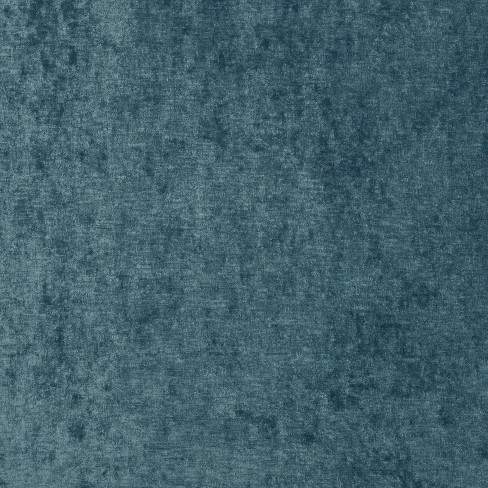 Mottled deep teal velvet with cloudy nap and subtle vertical shading