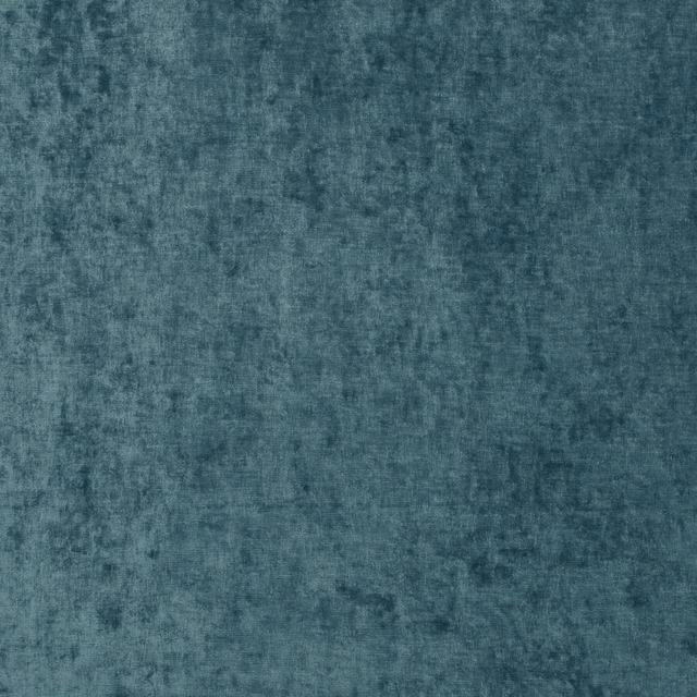 Mottled deep teal velvet with cloudy nap and subtle vertical shading