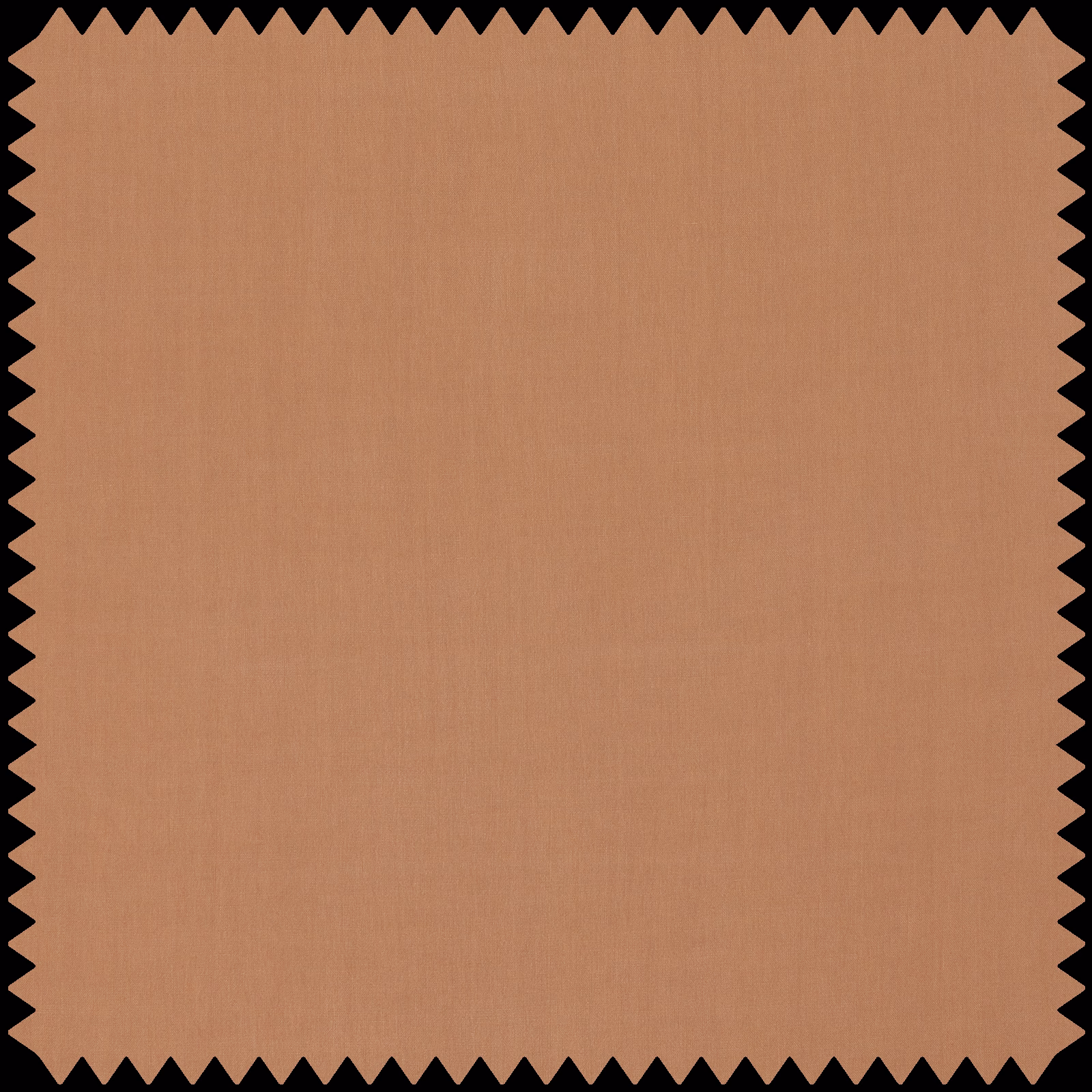 Warm amber-terracotta plain weave with subtle vertical texture and a matte finish