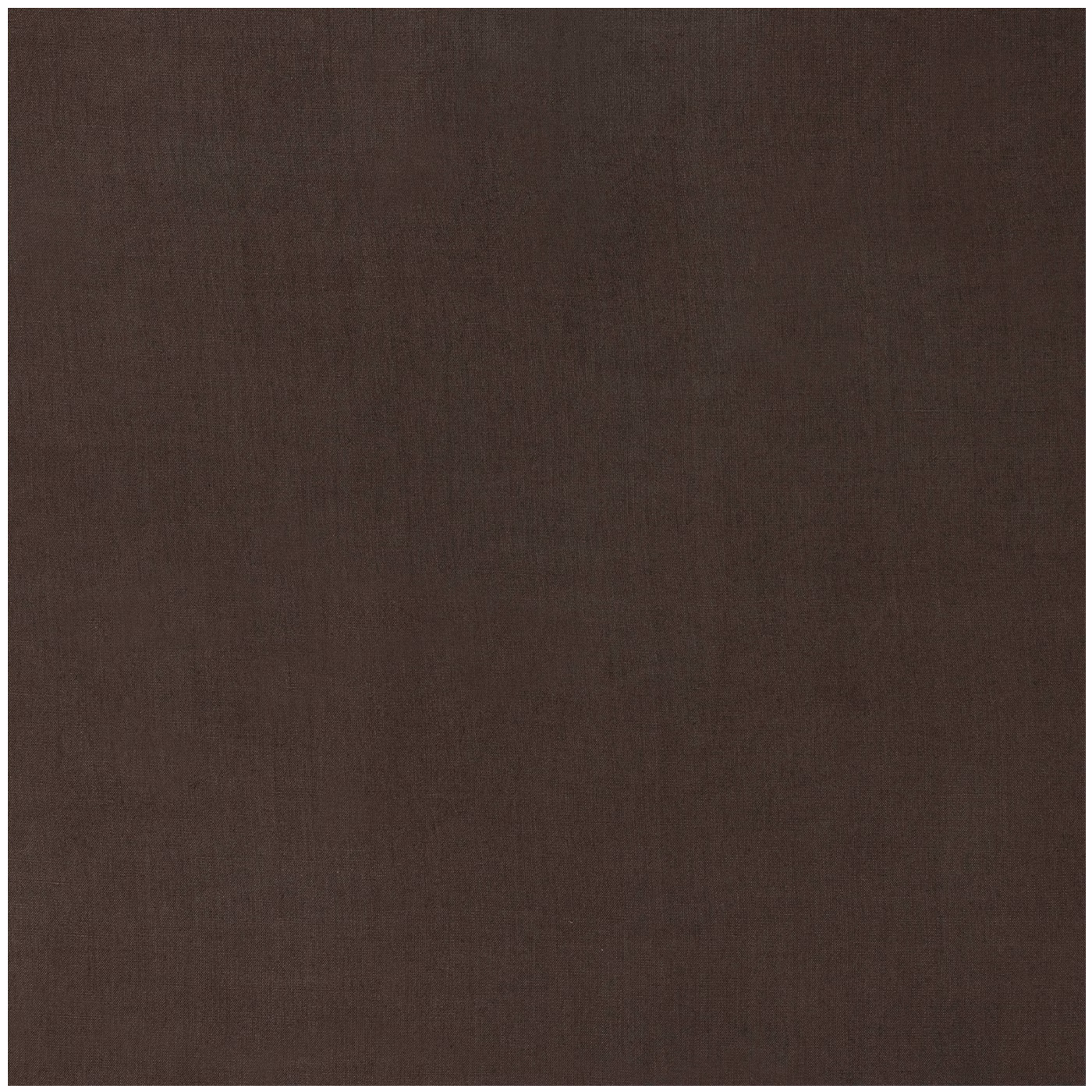 Deep bark-brown plain fabric swatch showing a subtle fine woven texture