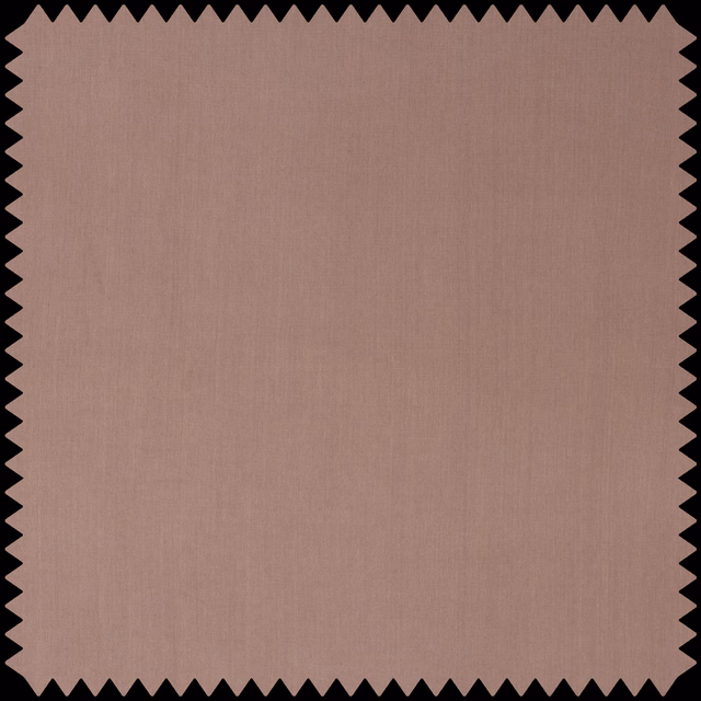 Dusty mauve plain weave with fine vertical texture and pinked edges