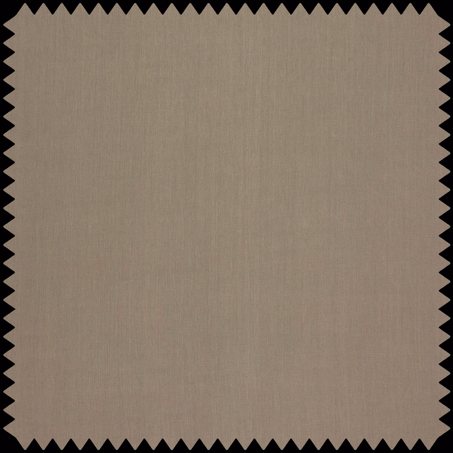 Warm mushroom-taupe plain fabric showing a fine vertical woven texture