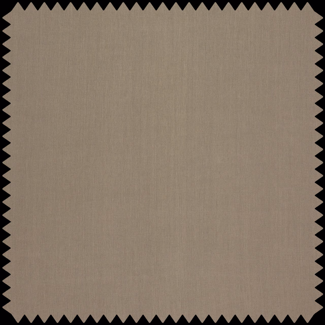 Warm mushroom-taupe plain fabric showing a fine vertical woven texture