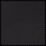 Near-black fabric swatch showing subtle vertical woven texture and pinked edges