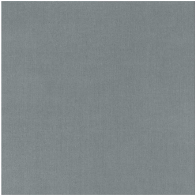 Cool blue-grey plain-weave fabric with subtle vertical slubs and a softly muted surface
