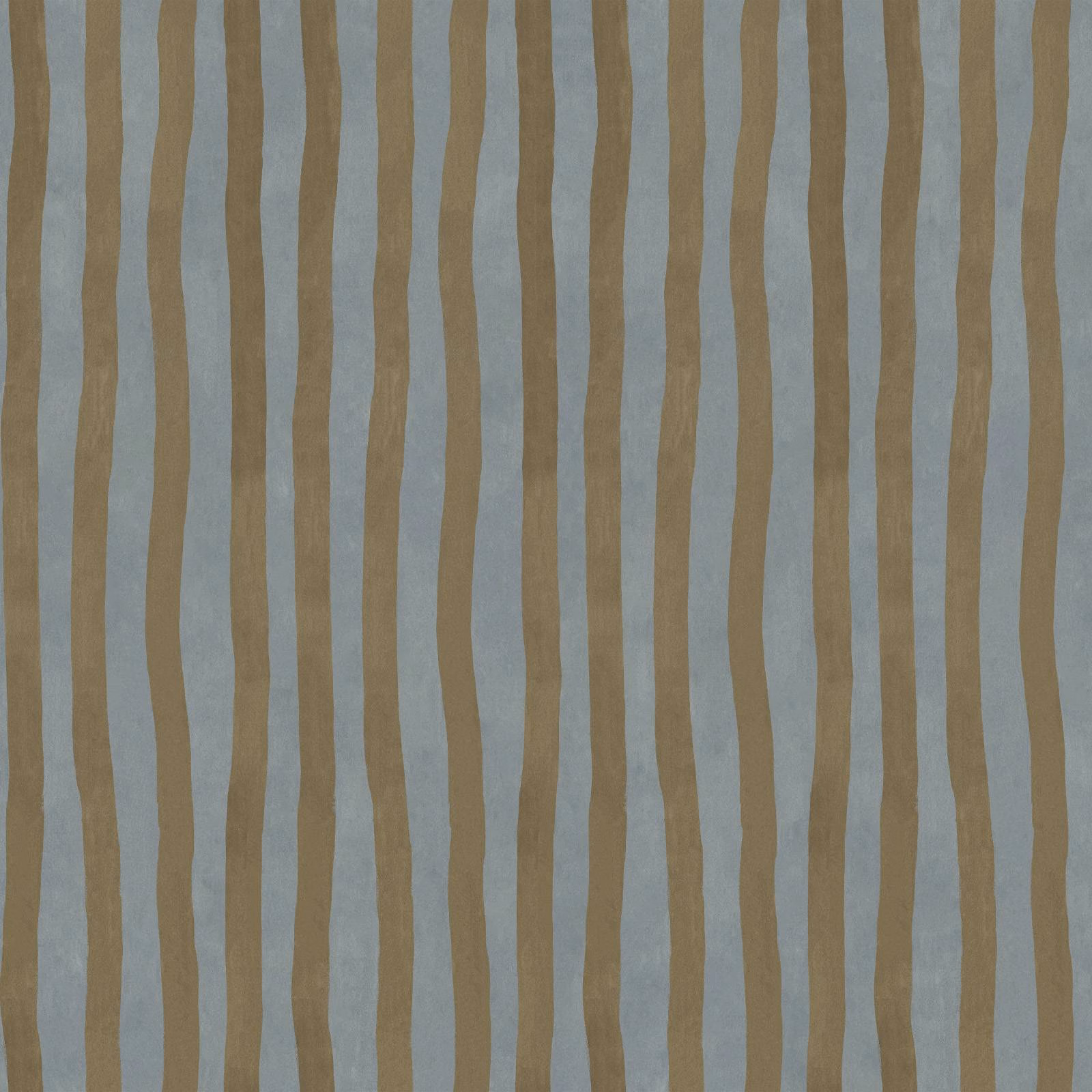 Irregular blue-grey and taupe vertical stripes with softly varied tones