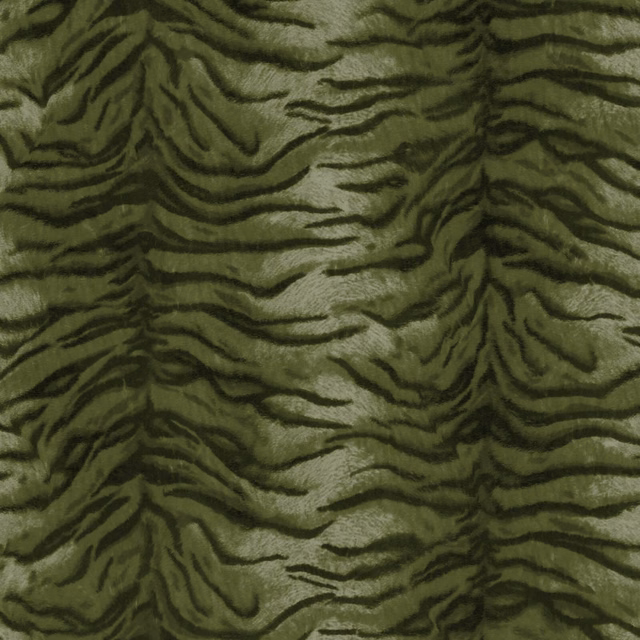 Deep olive wallpaper with dark, flowing tiger-stripe markings and a softly textured surface