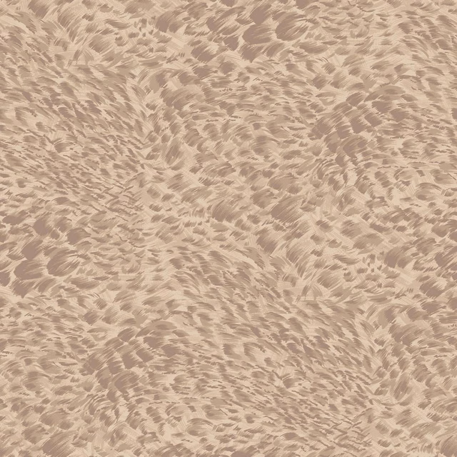 Warm blush-beige wallpaper with ivory and taupe feather-like brush marks