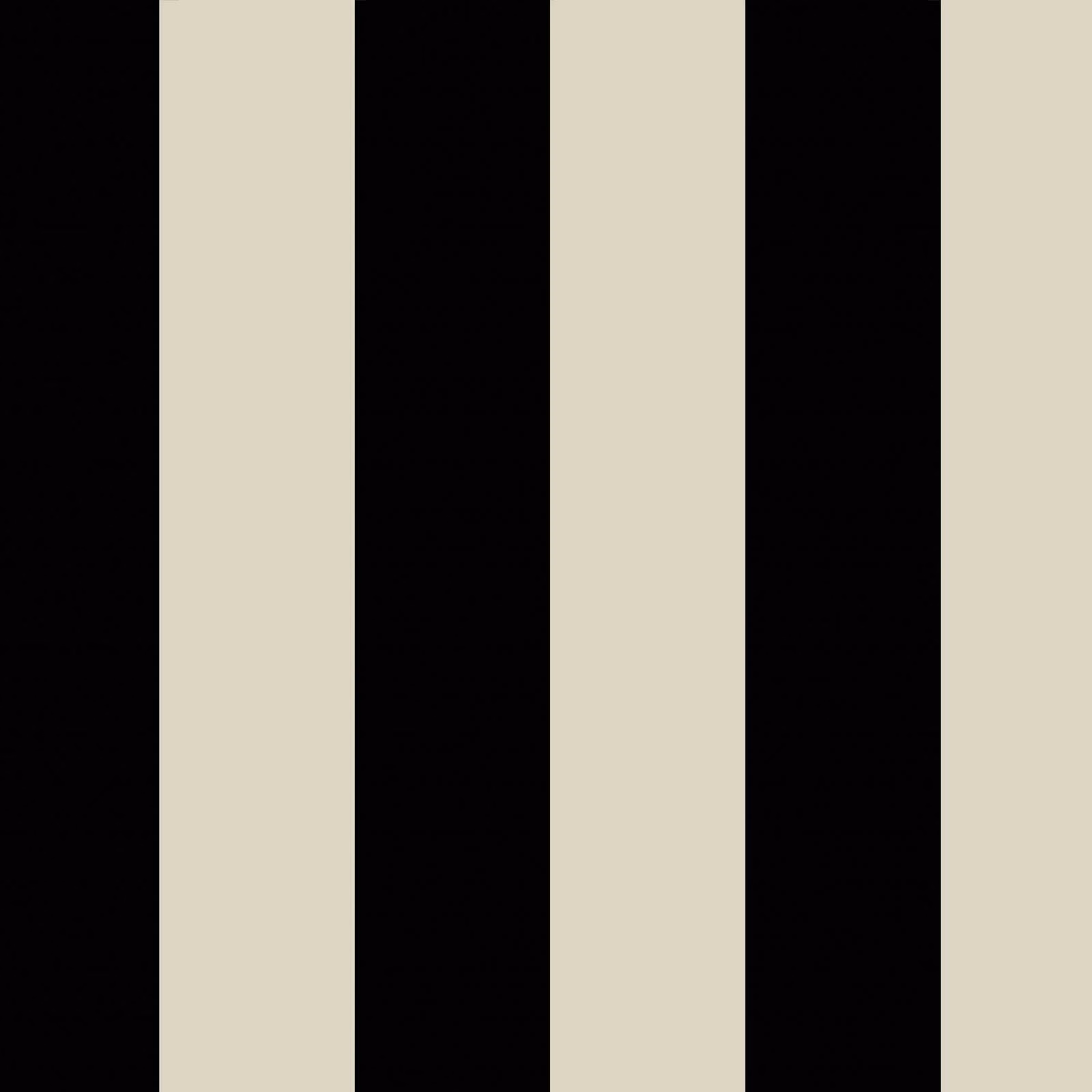 Off-black and oyster vertical stripes with a crisp, high-contrast graphic rhythm