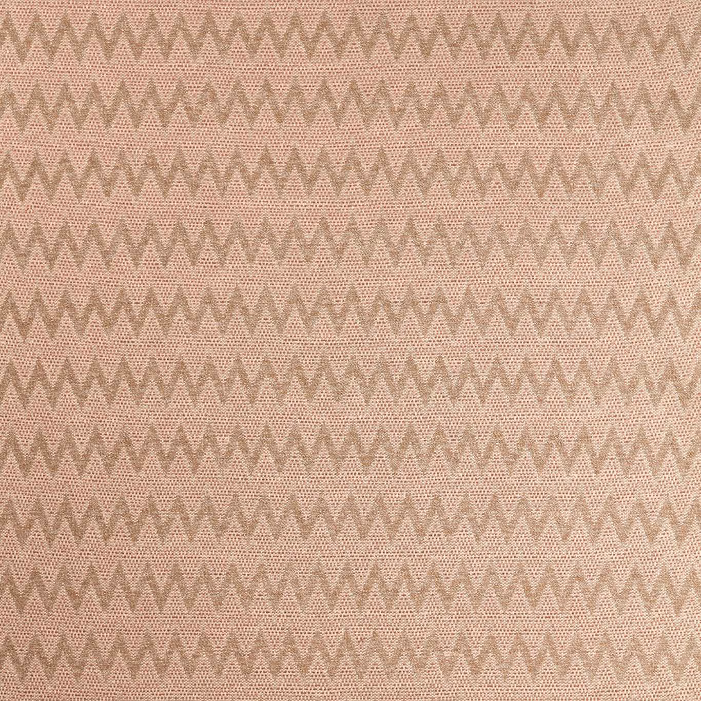 Oat and blush chevron weave with fine zigzags and softly textured surface