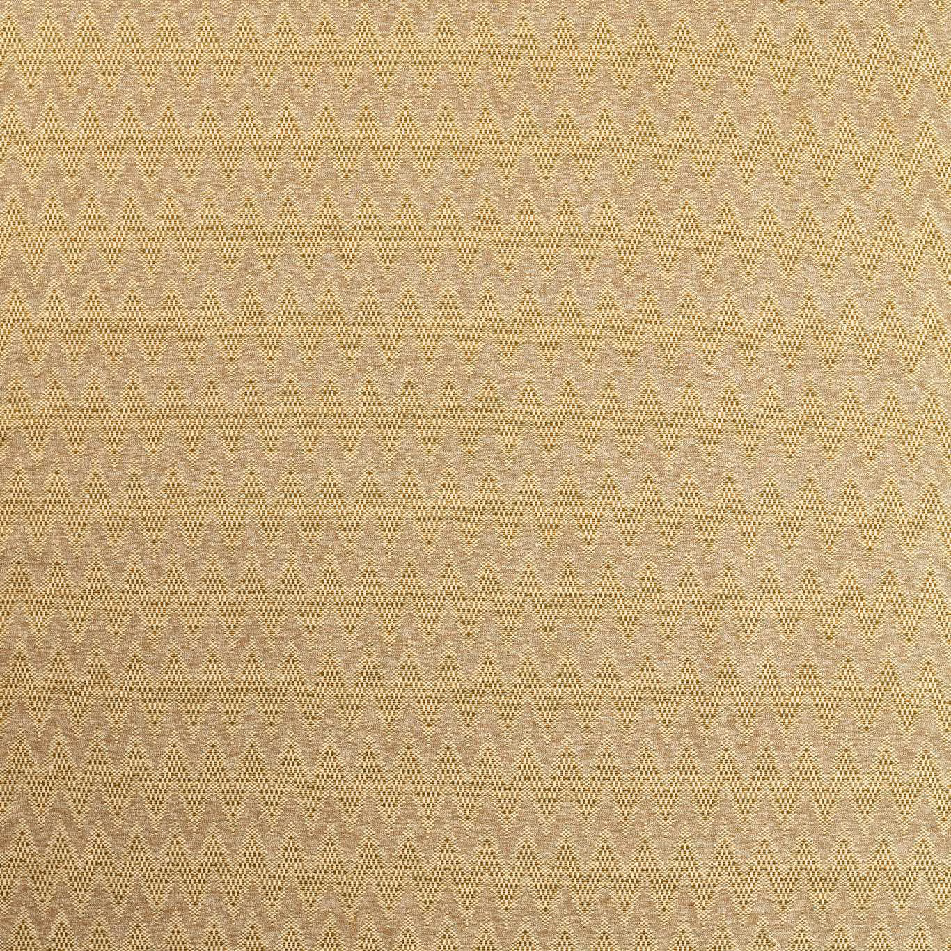 Warm oat woven textile with fine straw zigzag chevrons and subtly textured surface