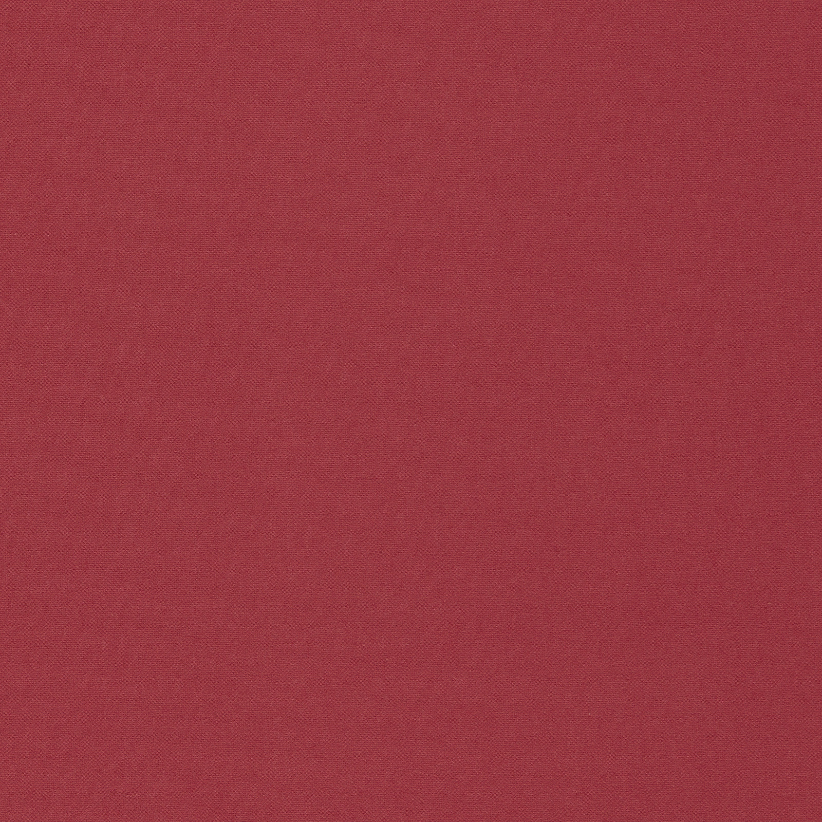 Deep cherry red plain woven fabric with a subtle fine-grain texture