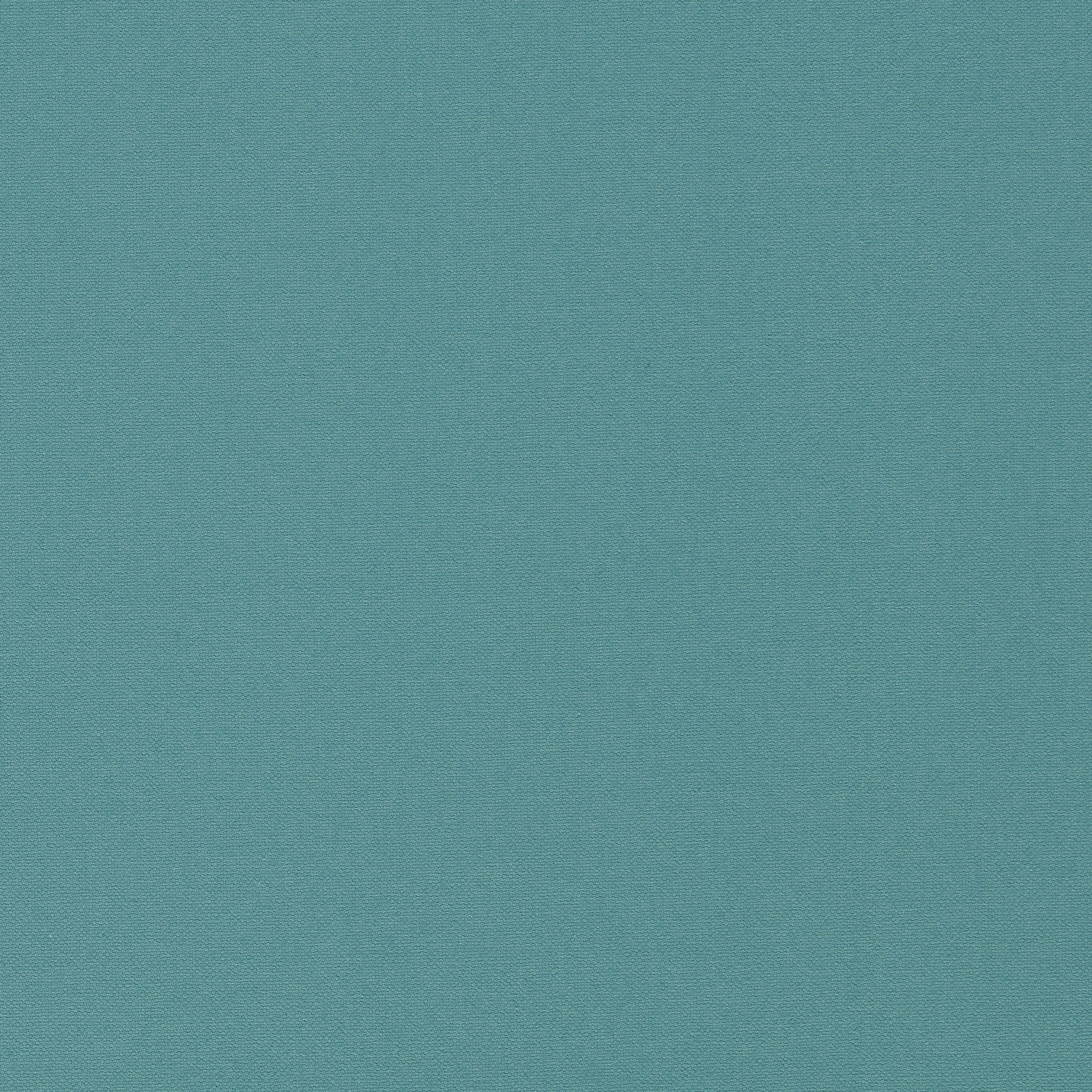 Close-up of muted lagoon teal fabric with a fine, even woven texture