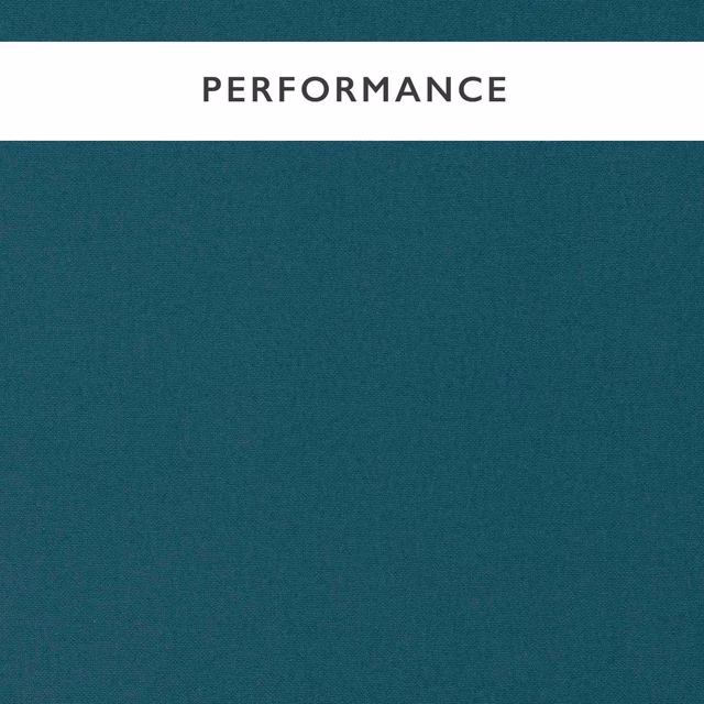 Close-up of deep Prussian blue-teal plain weave with fine woven texture