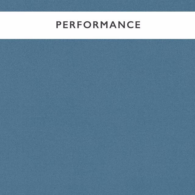 Muted blue-grey Allegra Storm swatch showing a fine, even woven texture