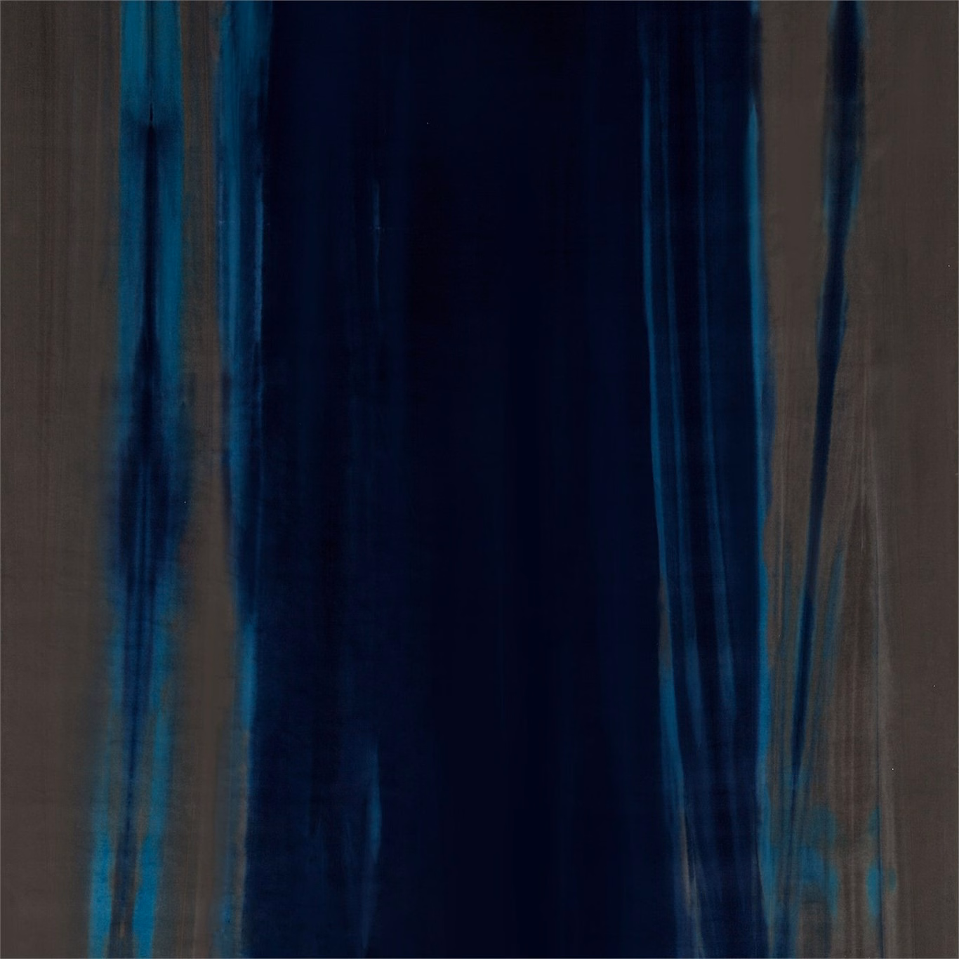 Blueberry velvet with lagoon streaks and cocoa-brown vertical shading