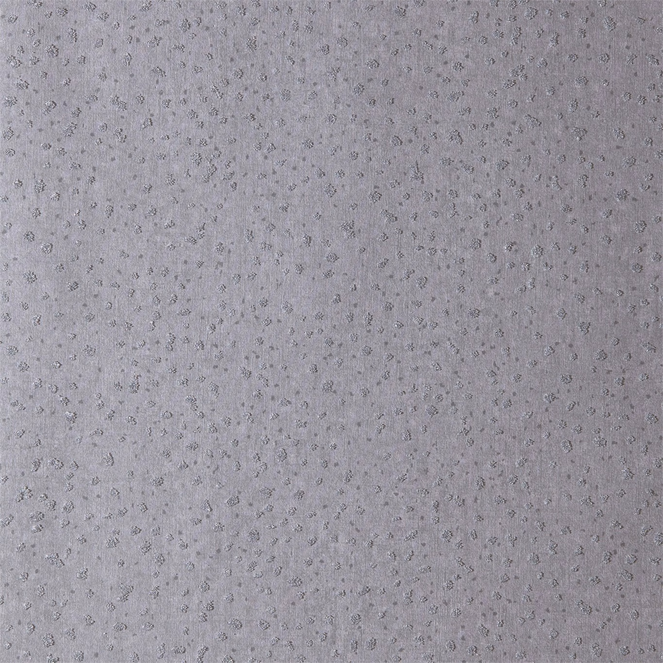 Greyed amethyst wallpaper with tiny tonal botanical flecks and a softly textured surface