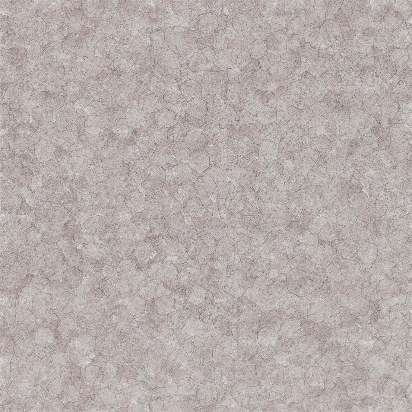 Pale mink-grey wallpaper with softly fractured, overlapping organic cell motifs