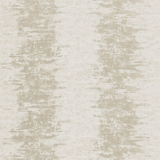 Ivory wallpaper with distressed pebble-grey blocks and softly chalky, weathered texture