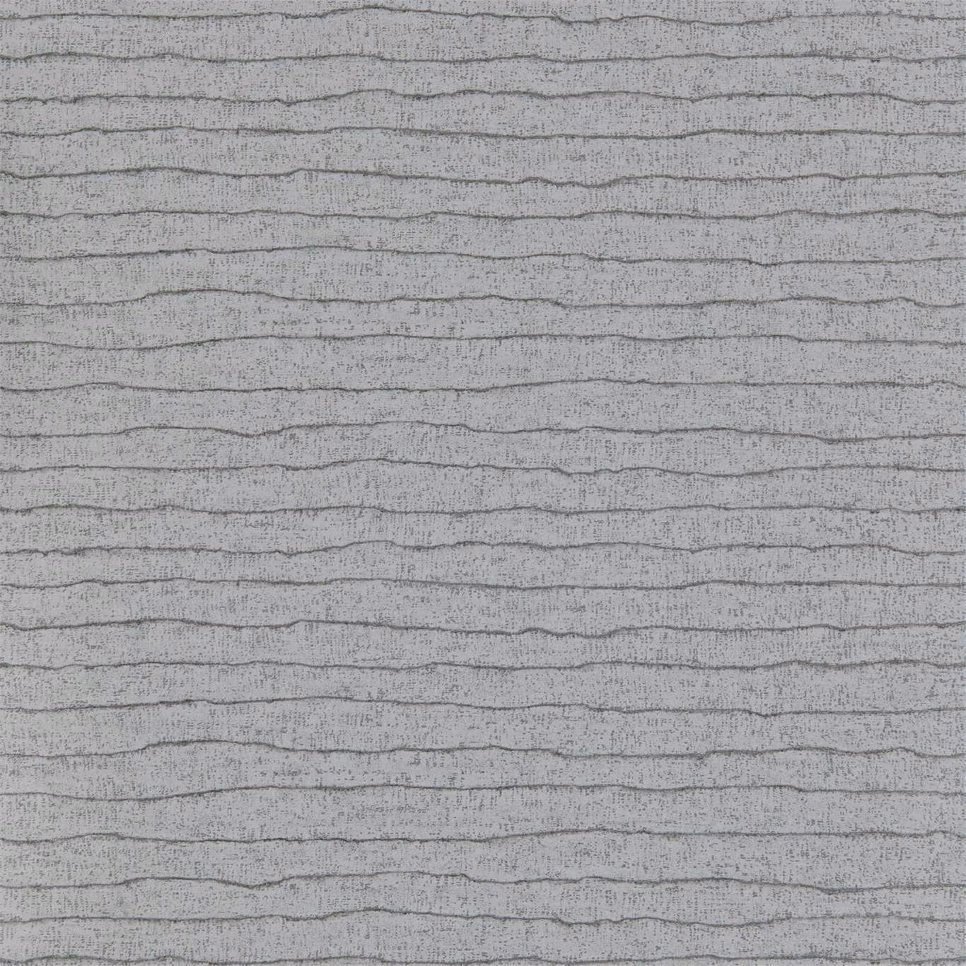 Pale Pumice grey wallpaper with fine irregular horizontal striations and a softly mottled surface